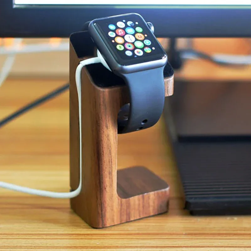 Apple Smartwatch Accessories - Holz Apple Watch Ladegerät Ständer Smartwatch