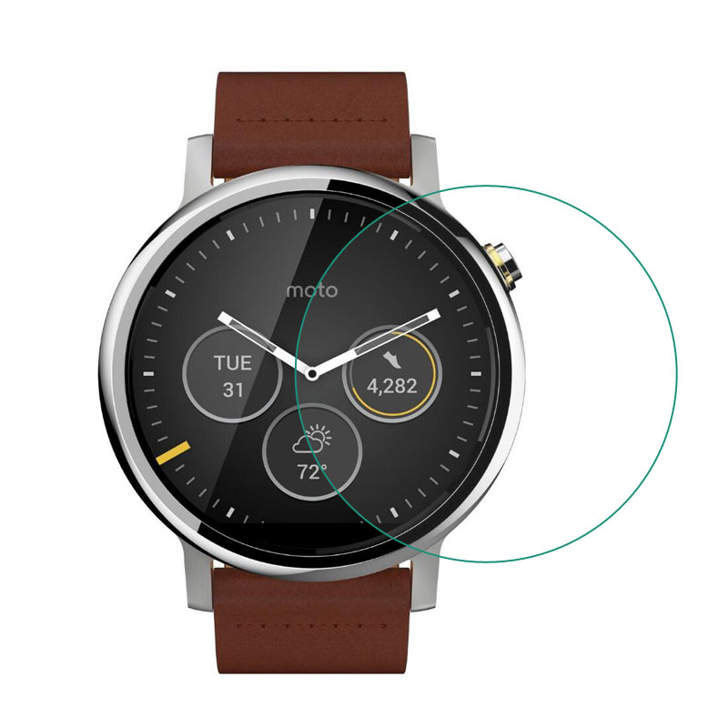 Motorola Smartwatch Accessories - Schutzfolie aus gehärtetem Glas für Motorola