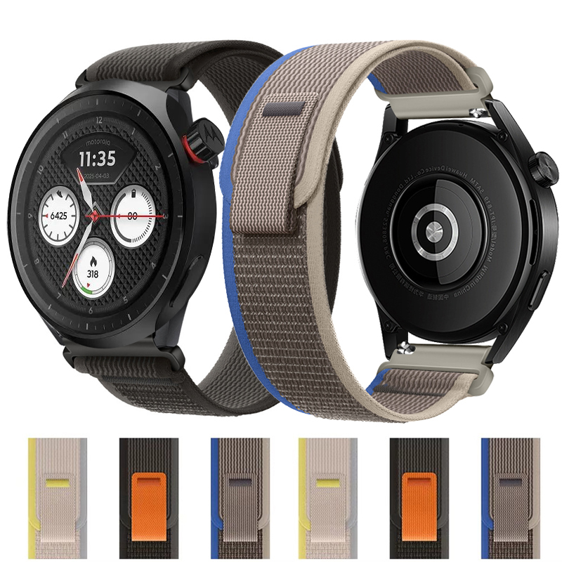 Motorola Smartwatch Accessories - 20/22 mm Nylonarmband für Motorola Moto